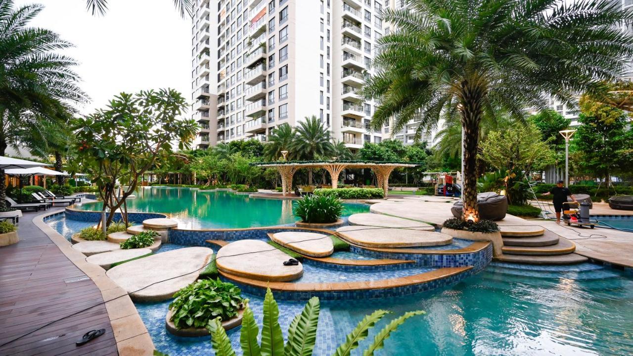 Estella Heights Saigon City View 2Br Apartment & Pool, 호치민 외부 사진