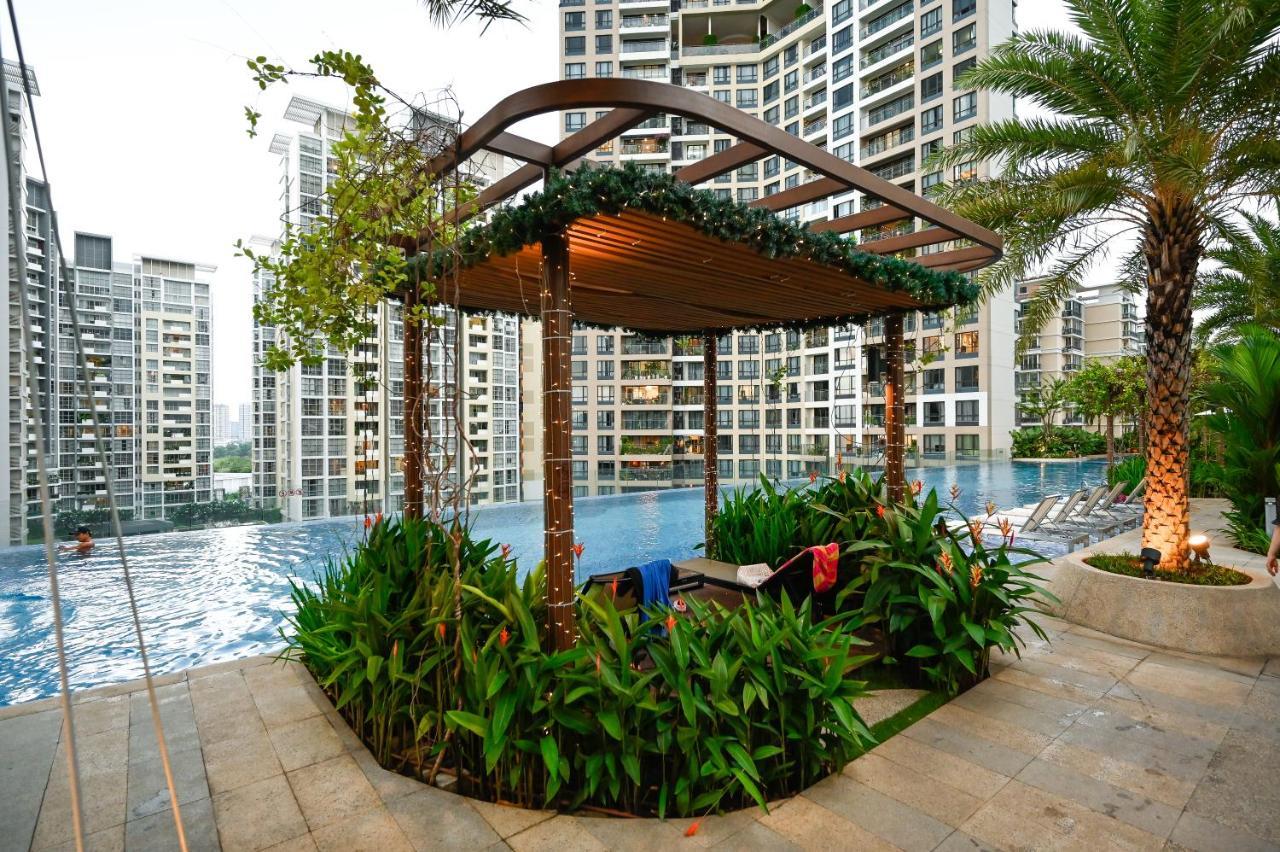 Estella Heights Saigon City View 2Br Apartment & Pool, 호치민 외부 사진
