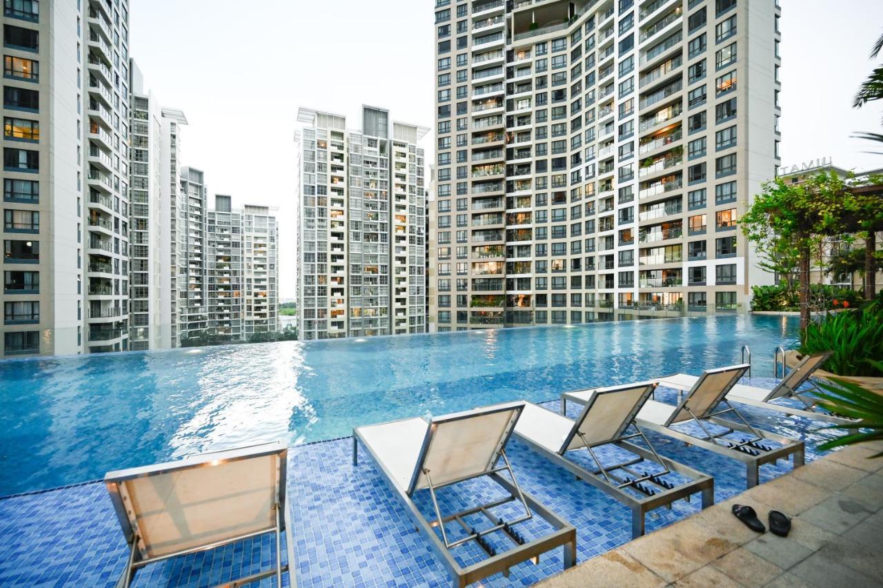 Estella Heights Saigon City View 2Br Apartment & Pool, 호치민 외부 사진