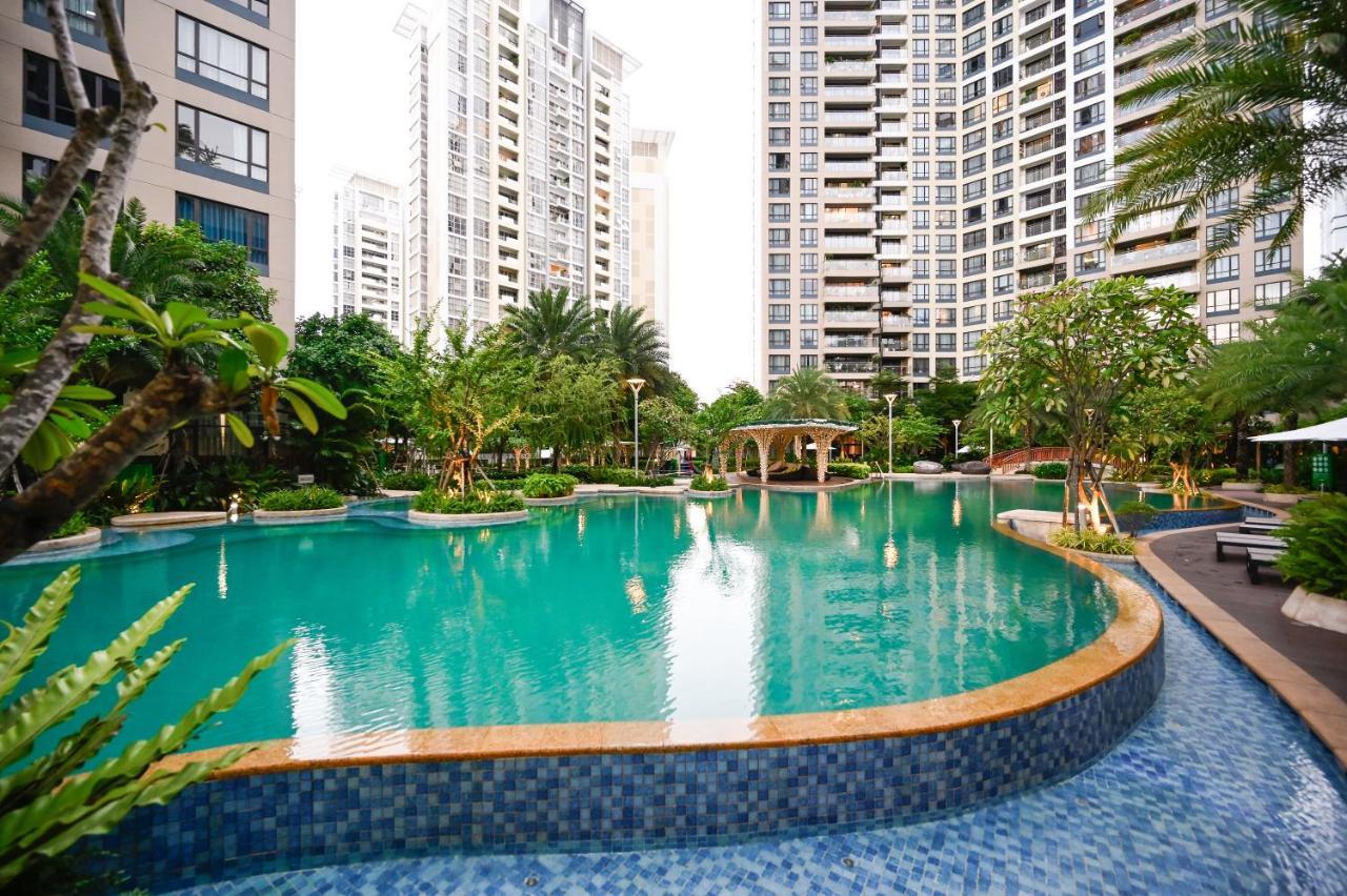 Estella Heights Saigon City View 2Br Apartment & Pool, 호치민 외부 사진